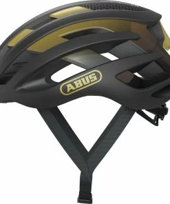 Billig MIPS Cykelhjelme butik 4 Abus Airbreaker Black Gold Cykelhjelm