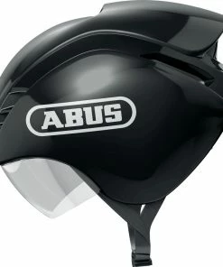 Abus Shiny Black GameChanger TRI Cykelhjelm