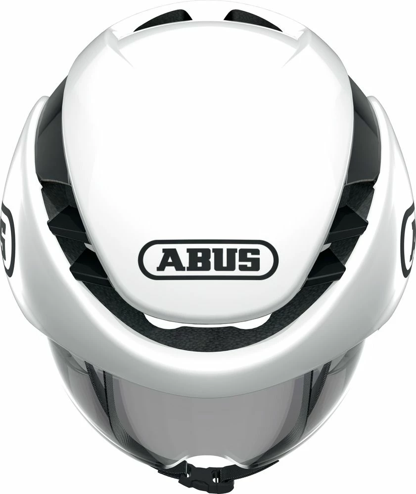 Abus Shiny White GameChanger TRI Cykelhjelm 3 Abus Shiny White GameChanger TRI Cykelhjelm - Billede 3