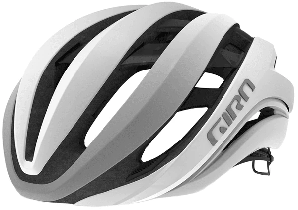 Giro Aether Mips Cykelhjelm, Mat Hvid/sølv 2 Giro Aether Mips Cykelhjelm, Mat Hvid/sølv - Billede 2