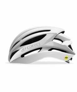 Giro Syntax Cykelhjelm, Mat Hvid/Sølv Mips