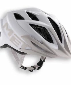 ECykelhjelm.dk Hjelm Crackerjack Hvid/sølv (52-57)