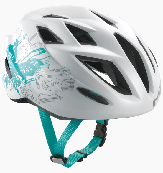 ECykelhjelm.dk Hjelm Gamer Mat Hvid/blå (52-57) 1 ECykelhjelm.dk Hjelm Gamer Mat Hvid/blå (52-57)