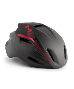 MET Hjelm Manta Mat Sort/rød (54-58)