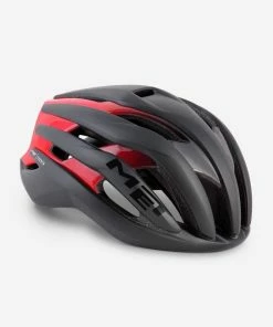 Met Trenta 3K Carbon, Cykelhjelm - Matsort/Mat Rød I Mips