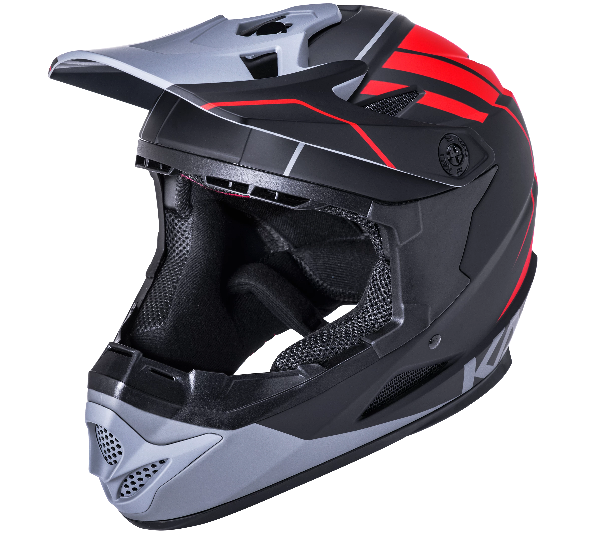 Kali Zoka Mat Sort/Rød/Grå 56-57 Cm M 1 Kali Zoka Mat Sort/Rød/Grå 56-57 Cm M