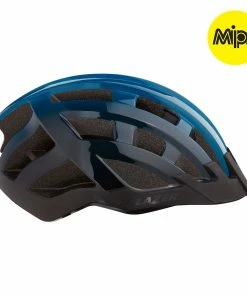 Lazer Cykelhjelm Compact DLX MIPS Blå Sort 54-61cm Net Led