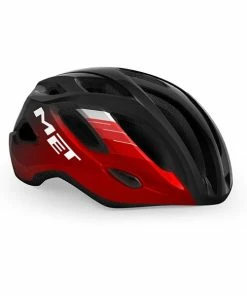 MET Cykelhjelm Road IDOLO - Black Metallic Red/Glossy