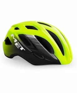 MET Cykelhjelm Road IDOLO - Safety Yellow Black/Glossy