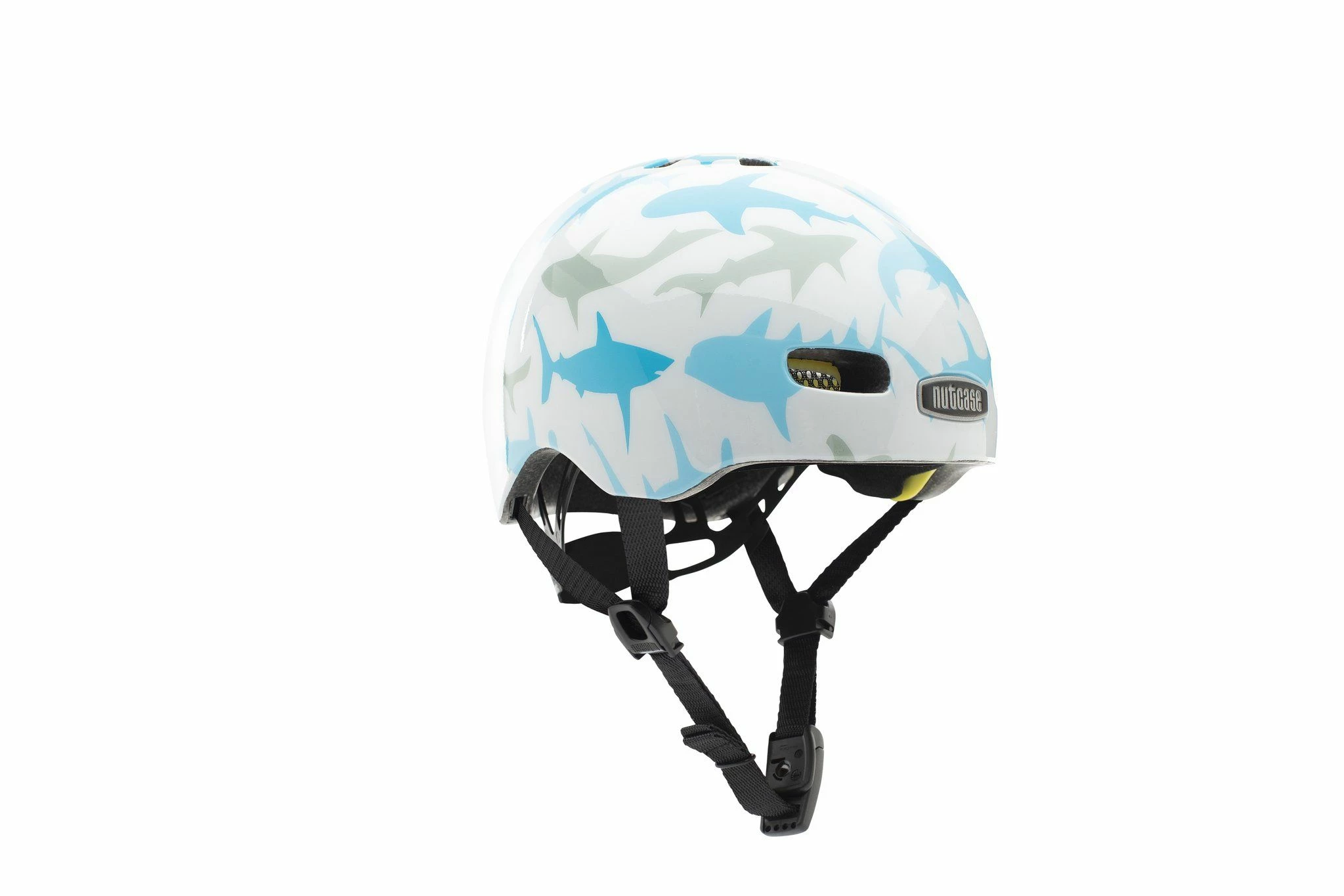 Nutcase Baby Nutty Baby Shark Gloss MIPS 2 Nutcase Baby Nutty Baby Shark Gloss MIPS - Billede 2