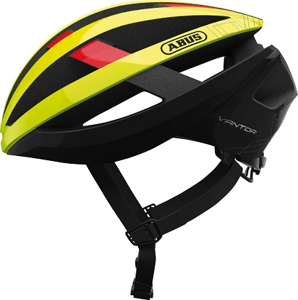 Abus Viantor Neon Yellow Cykelhjelm 1 Abus Viantor Neon Yellow Cykelhjelm