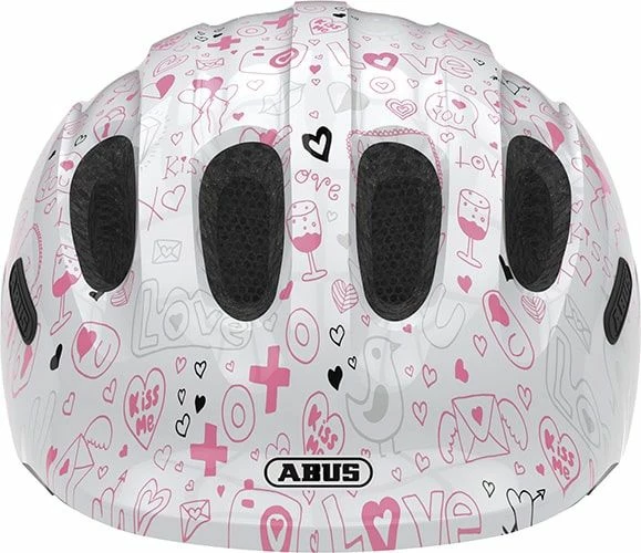 Abus White Crush Smiley 2.1 Børnehjelm Fra Abus 2 Abus White Crush Smiley 2.1 Børnehjelm Fra Abus - Billede 2
