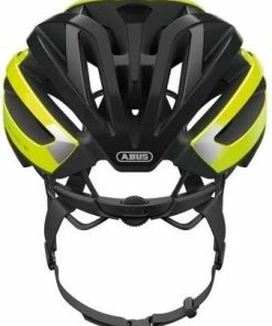 Neon Yellow Abus Tec-Tical 2.1 -Billig MIPS Cykelhjelme butik yellow abus tec tical 2